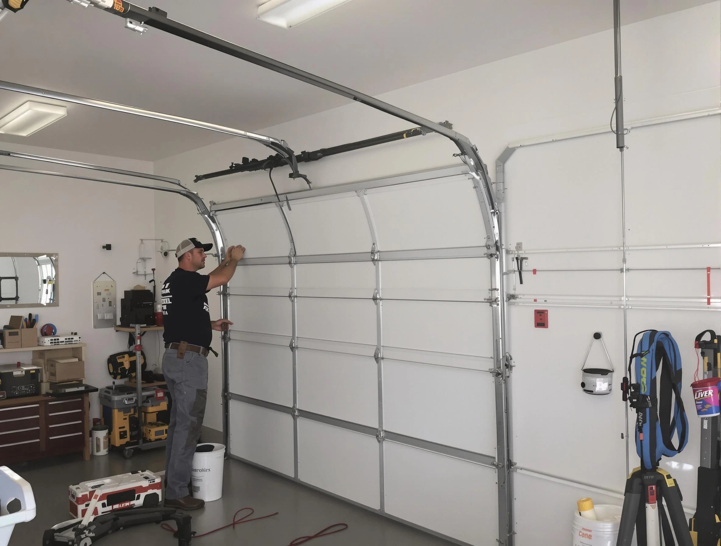 Dove Valley Garage Door Repair team installing new garage door in Dove Valley