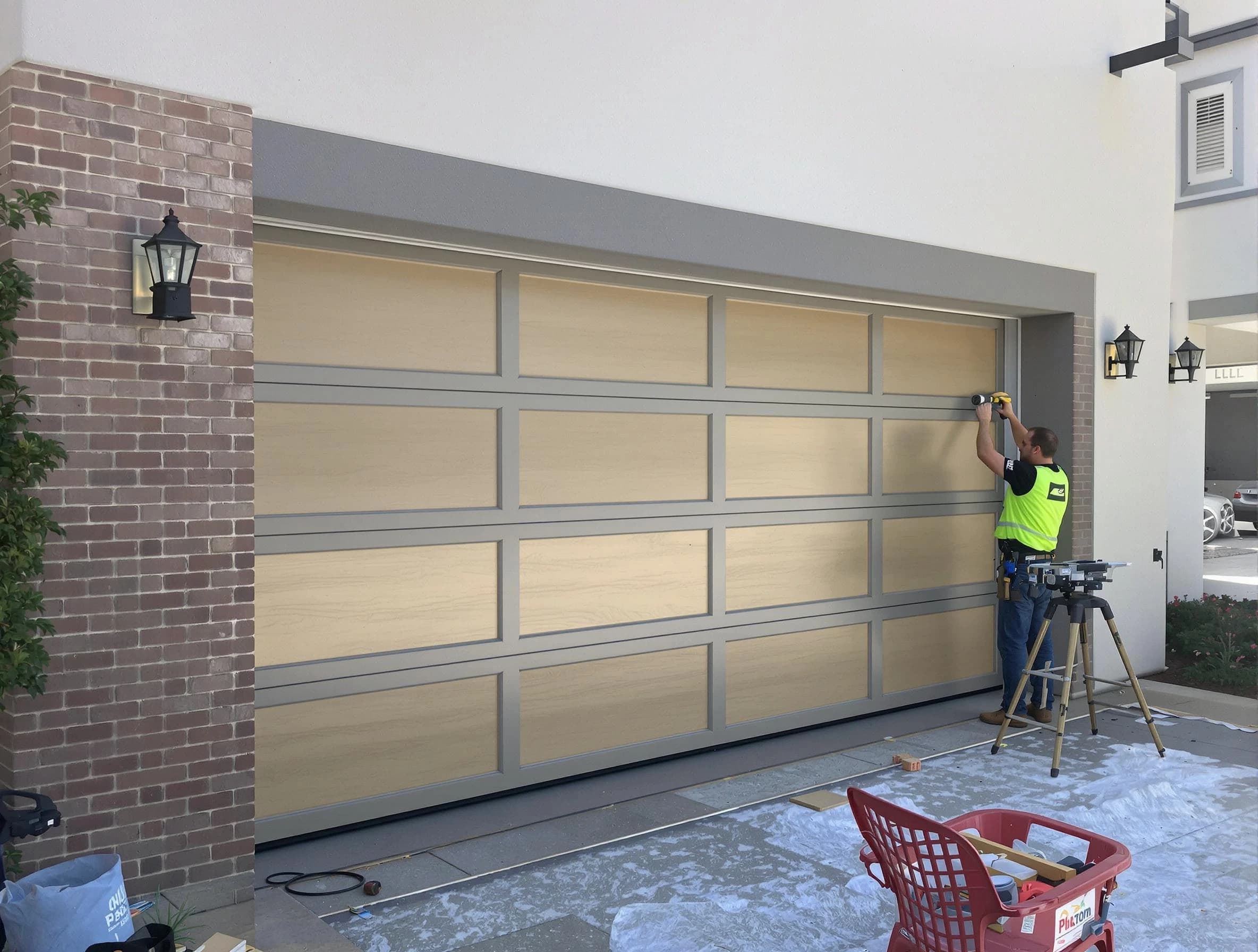 Garage door replacement service by Dove Valley Garage Door Repair in Dove Valley