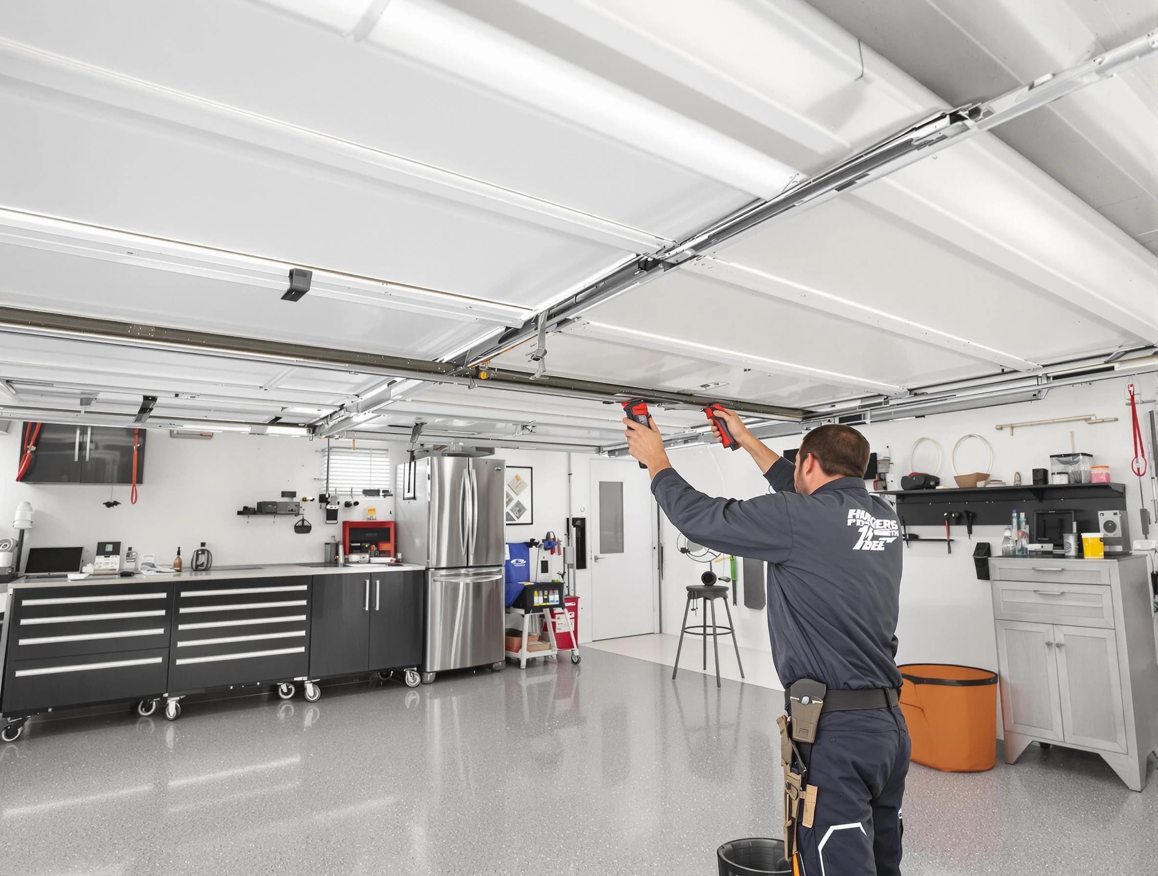 Overhead garage door repair service by Dove Valley Garage Door Repair in Dove Valley