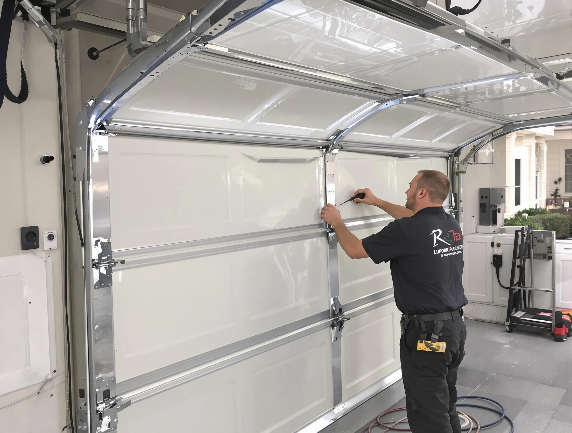 Dove Valley Garage Door Repair professional performing panel repair in Dove Valley