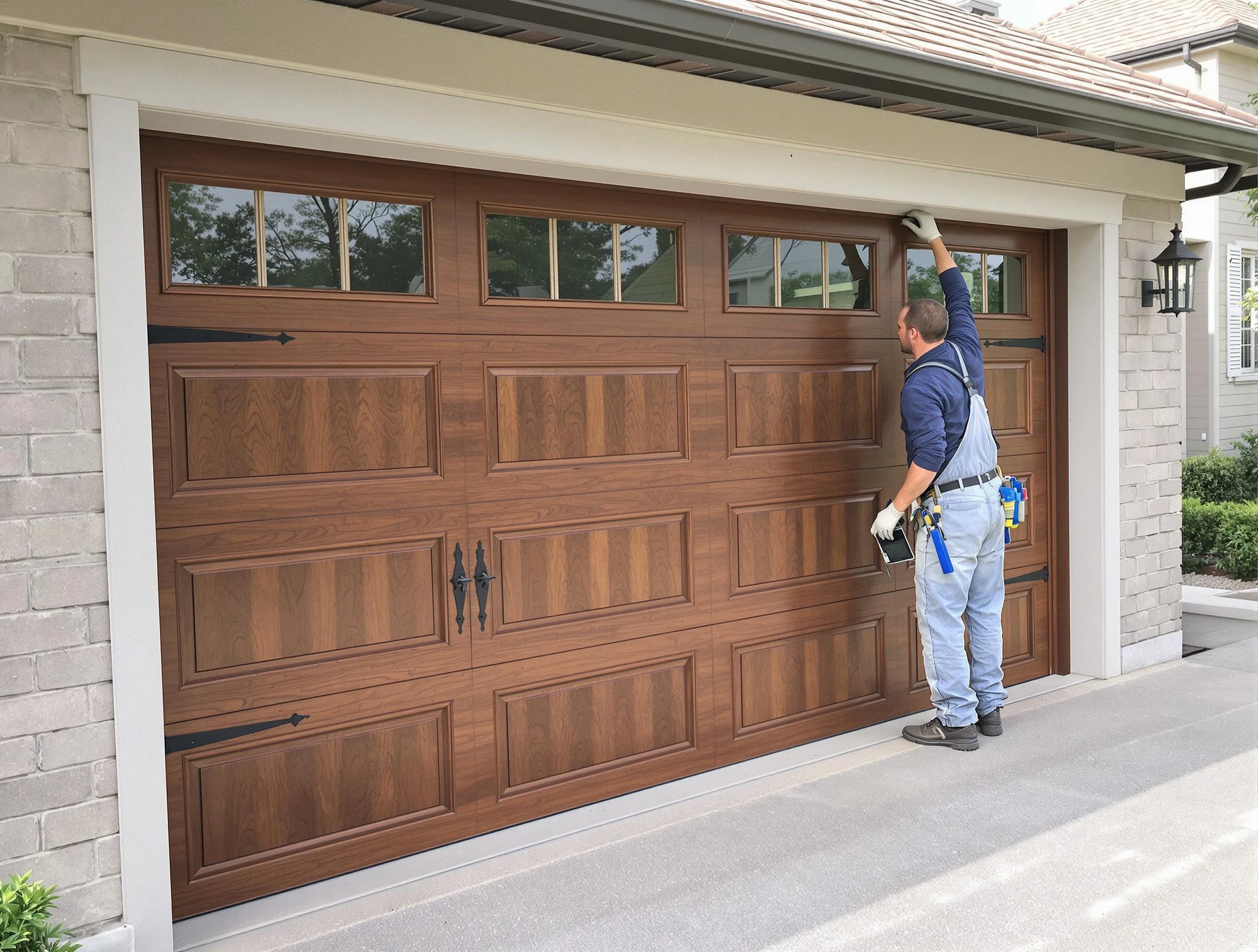 Custom garage door showcase by Dove Valley Garage Door Repair in Dove Valley
