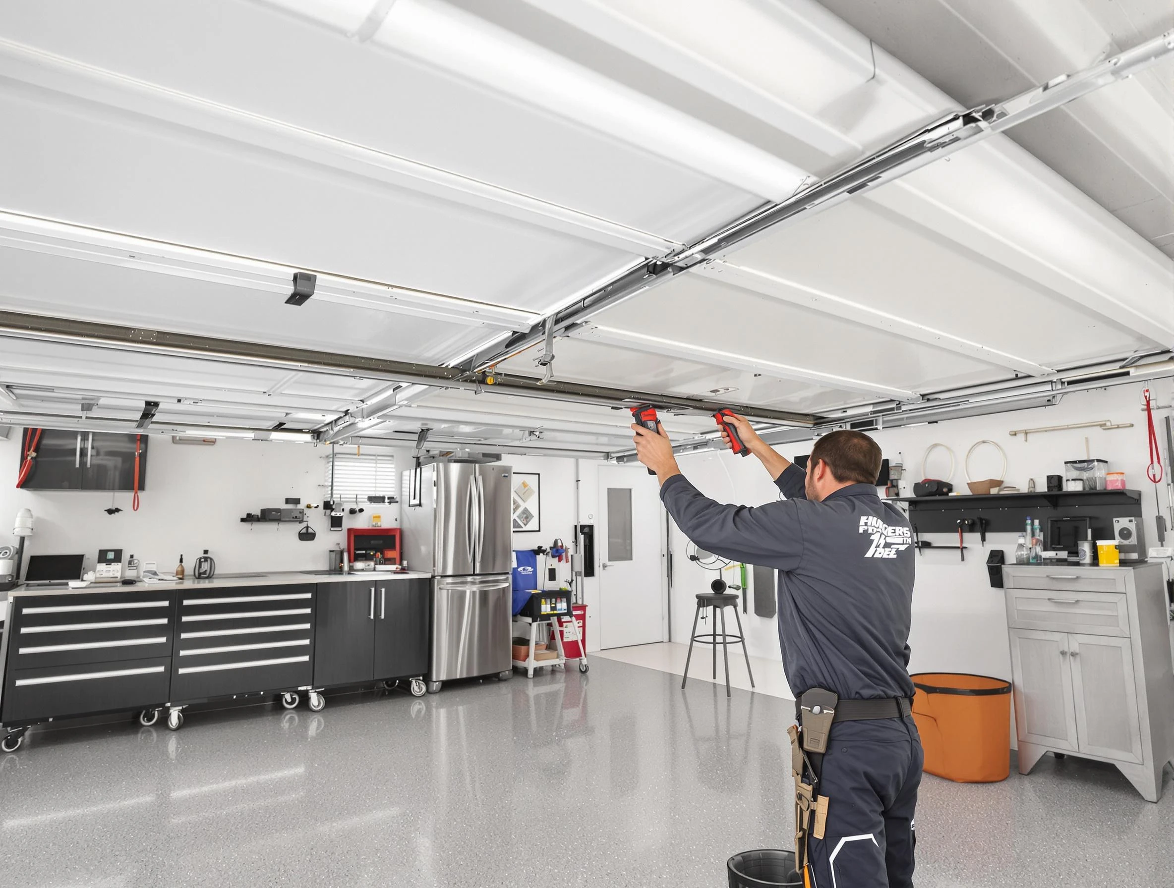Overhead garage door repair service by Dove Valley Garage Door Repair in Dove Valley