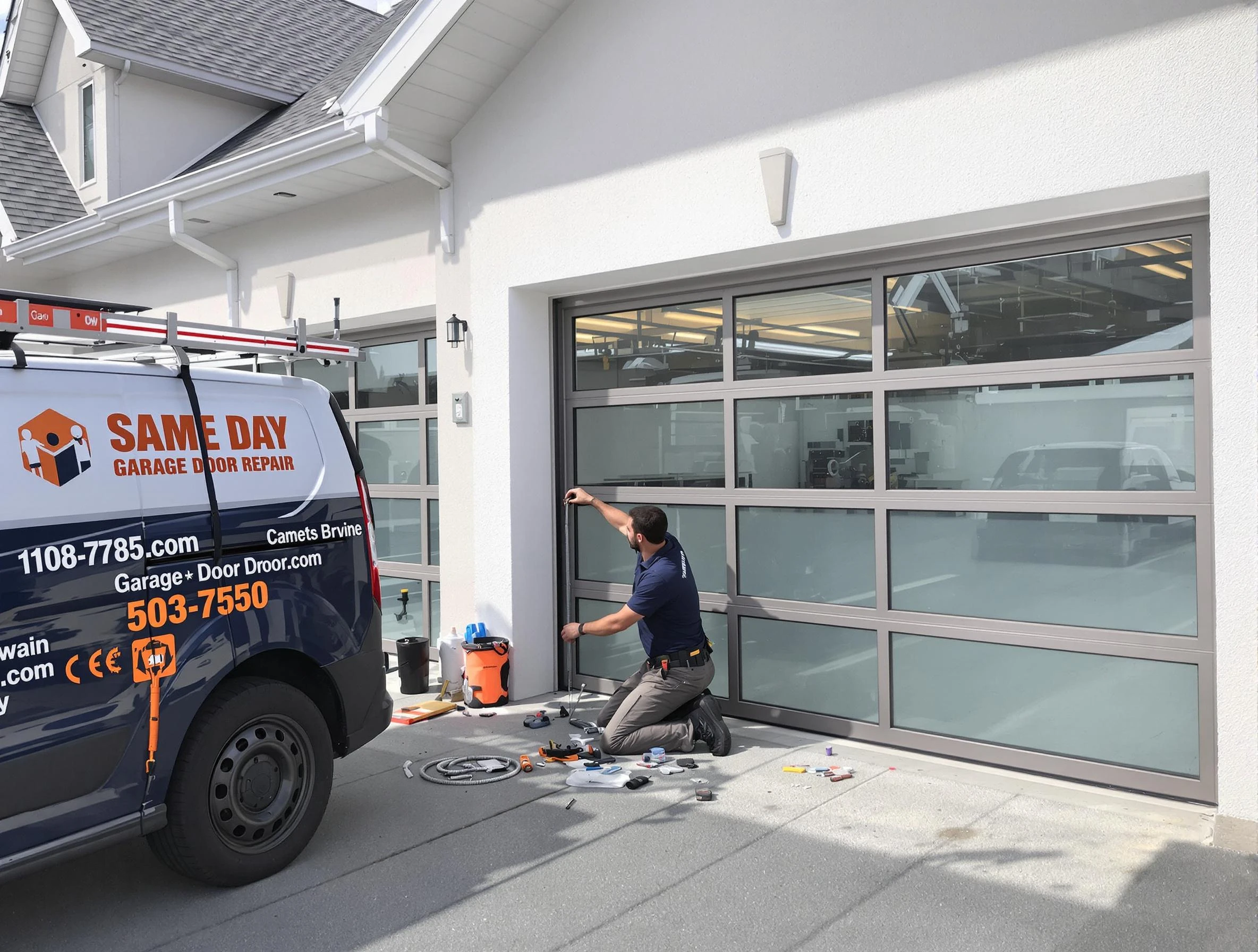 Same-day garage door repair service by Dove Valley Garage Door Repair in Dove Valley